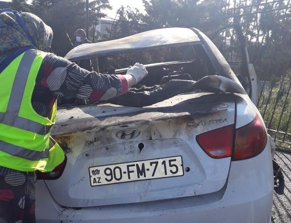 Bakıda avtomobil qəzası qaz avadanlıqlarını sıradan çıxarıb