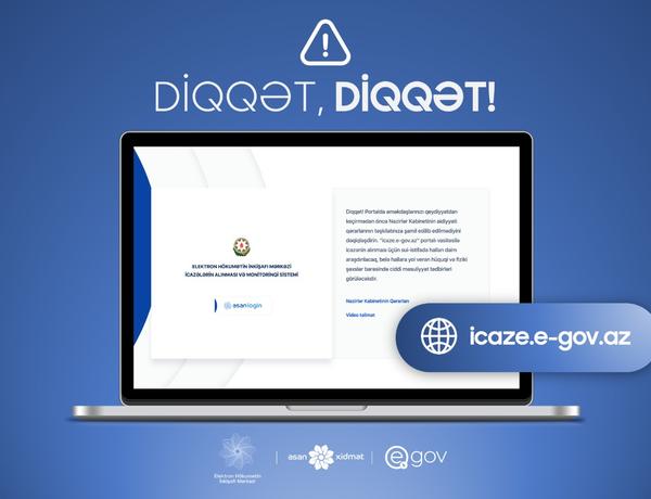 “icaze.e-gov.az” portalında qeydə alınmış bütün icazələrin müddəti 31 mayadək uzadılır