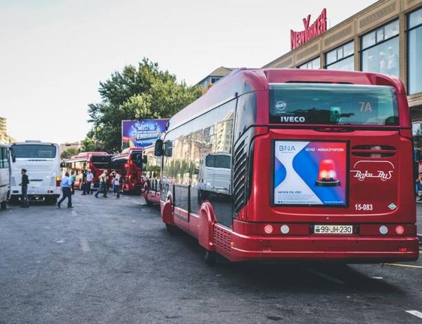 Avtobuslarda sərinləndirmə sistemləri işə salınacaq