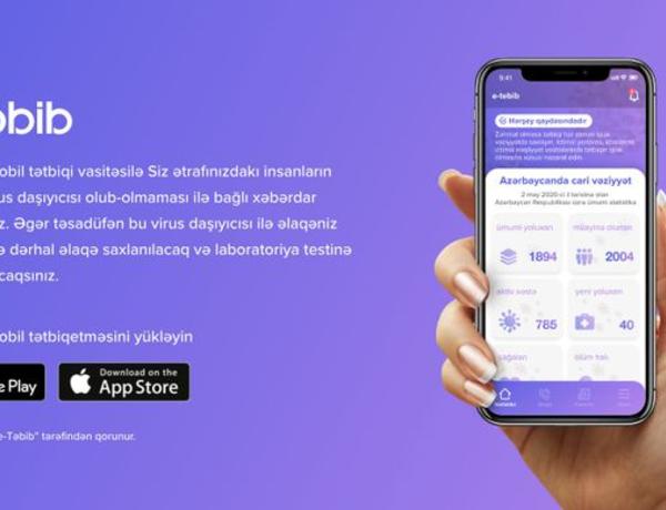 “E-Təbib” mobil tətbiqi koronavirusun yayılmasını azaltmağa kömək edir
