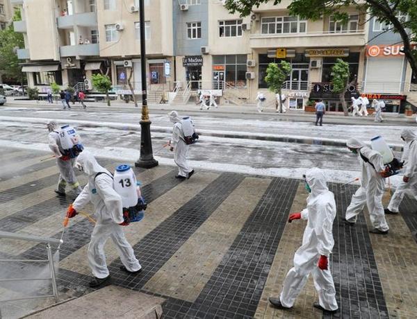 Bakının küçələri yenidən dezinfeksiya edildi –