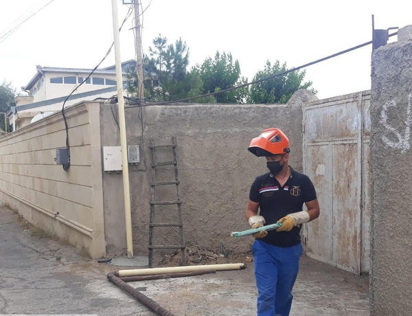 Qaz xəttini dəyişdirmək istəyən sakin abonentləri qazsız qoydu –