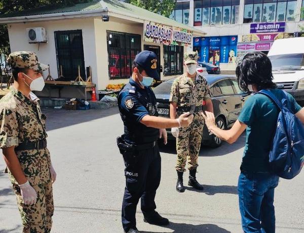 Bakı polisi karantin qaydalarını pozanları cərimələdi