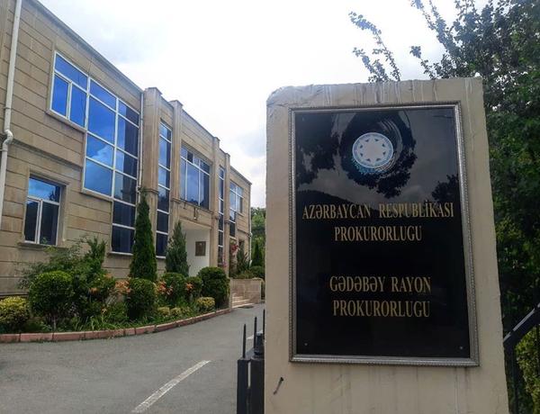 Prokurorluq Gədəbəydəki qətllə bağlı məlumat yaydı