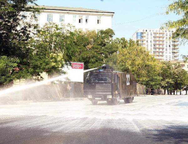 Bakının küçələri yenidən dezinfeksiya edildi –