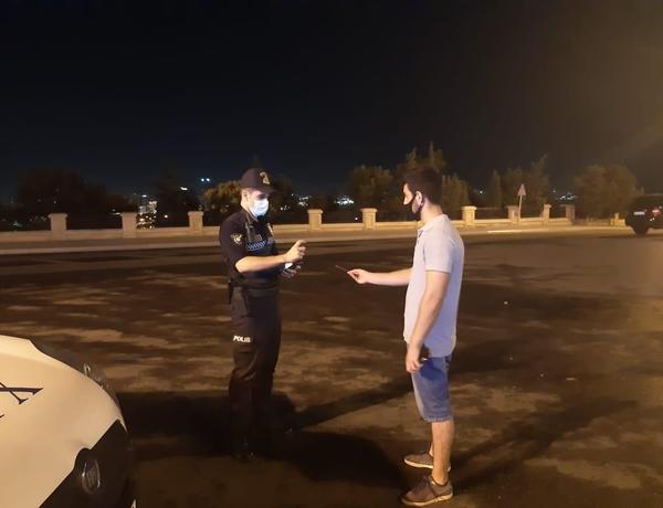 Bakıda polis gecə reydlərini davam etdirir –