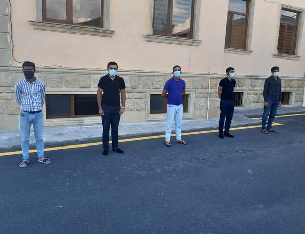 Gəncədən Balakənə istirahətə gələn dostlar cərimələndi