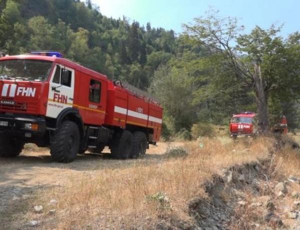 Xızıda dağlıq ərazidə baş verən yanğın söndürüldü
