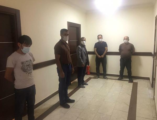 Goranboyda karantin qaydalarını pozan şəxslər həbs edildi