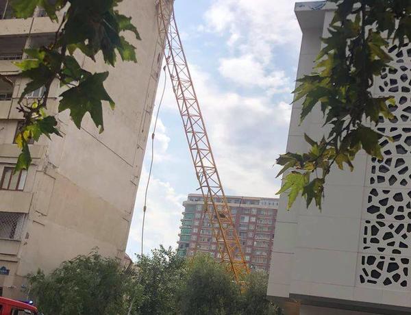 FHN Bakıda kranın aşması ilə bağlı məlumat yaydı