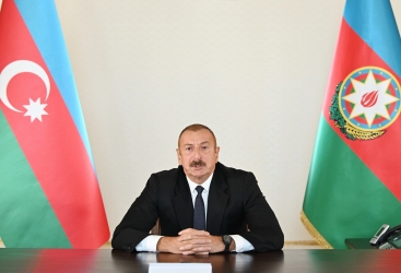 President Ilham Aliyev: Azerbaijani Army is currently firing on and dealing blows to the enemy’s military positions