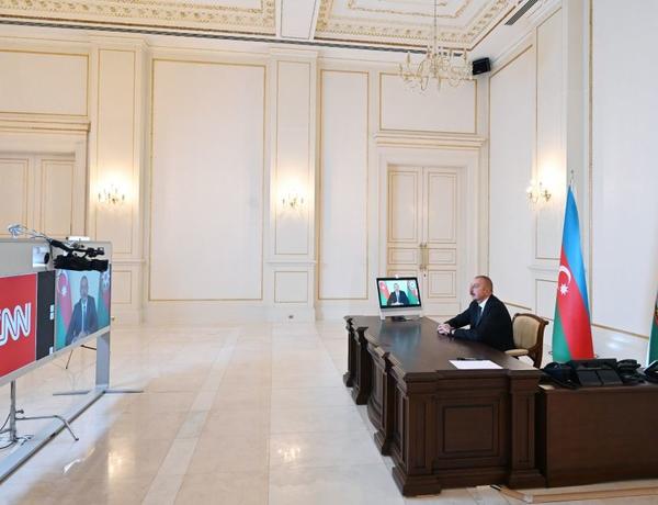 Интервью Президента Ильхама Алиева транслировалось в программе Connect the World на телеканале CNN International —