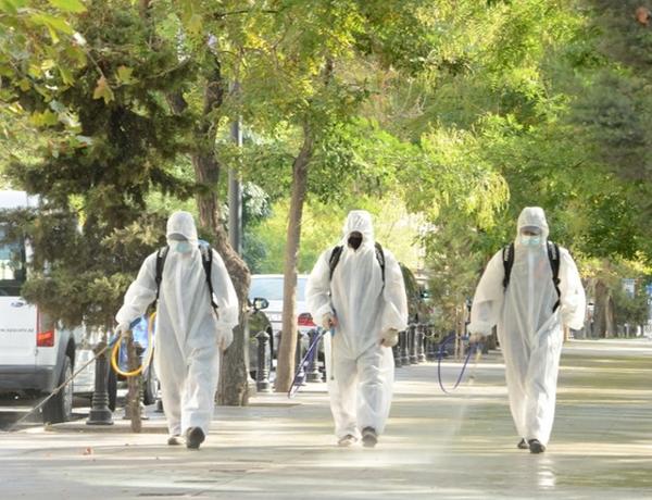 Bakı küçələrində növbəti dezinfeksiya başladı