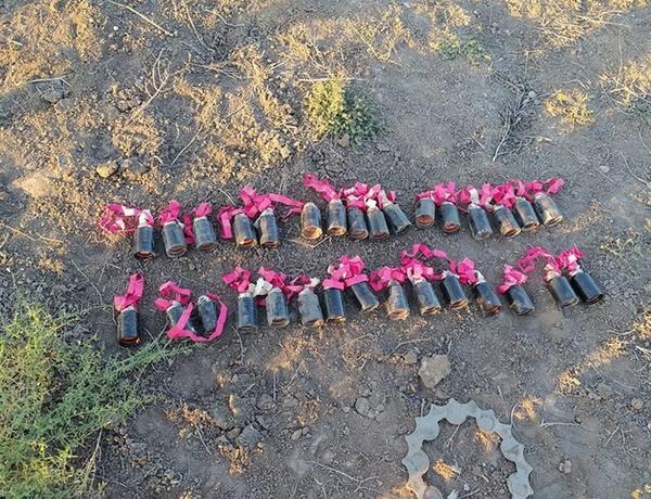 Ermənistanın Mingəçevirə atdığı ballistik hədəfin qalıqları –