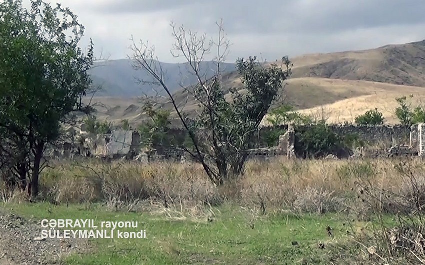 Footage of another village liberated from occupation