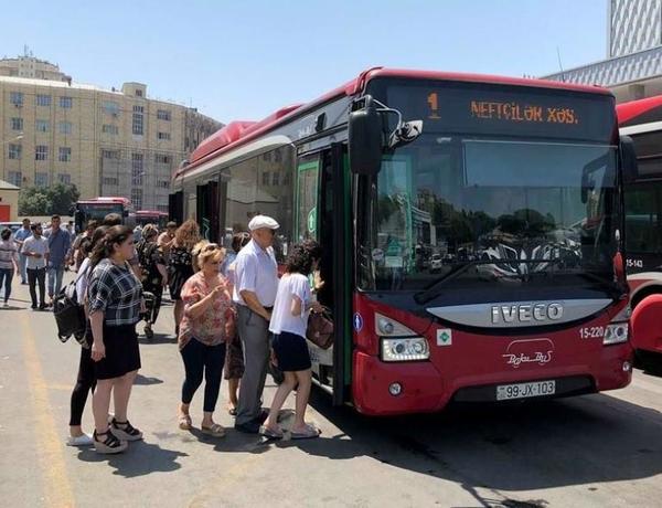 Azərbaycanda bəzi yerlərdə ictimai nəqliyyatın hərəkəti dayandırılacaq