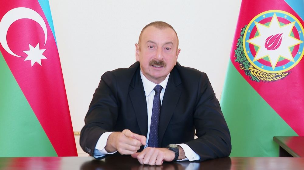 President Ilham Aliyev: Where do so many weapons and hardware come from to poor Armenia?