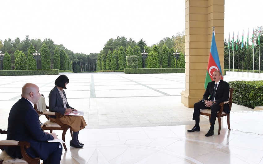 President Ilham Aliyev gives interview to Japan’s Nikkei newspaper