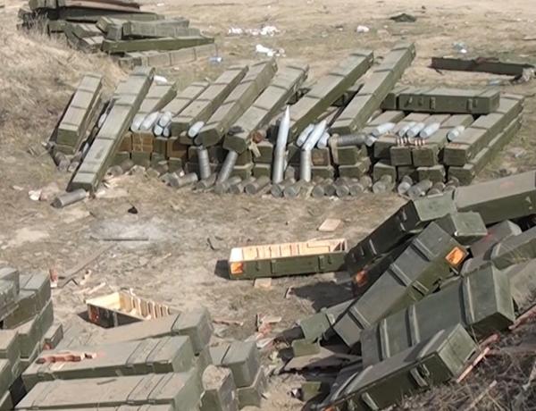 Enemy fled, leaving military equipment and vehicles