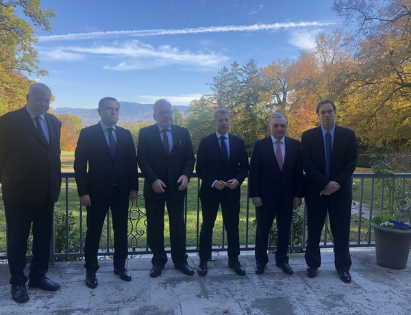 Meeting of Jeyhun Bayramov with OSCE MG Co-Chairs and Armenian FM ends