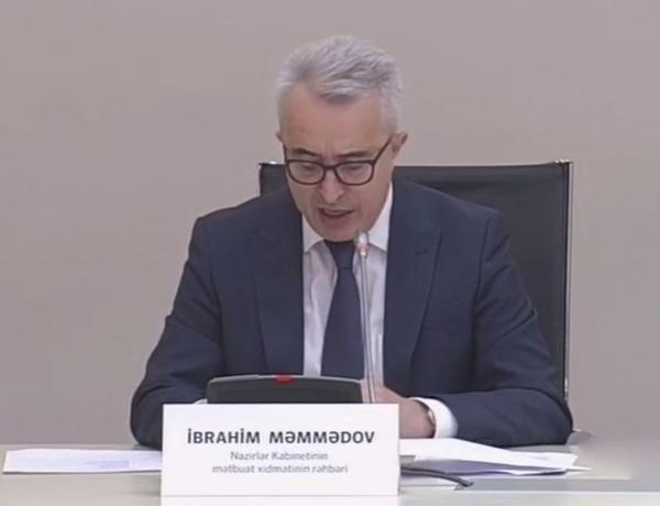 Ибрагим Мамедов: Объем ущерба, нанесенного в результате армянской агрессии, будет изучен в кратчайшие сроки