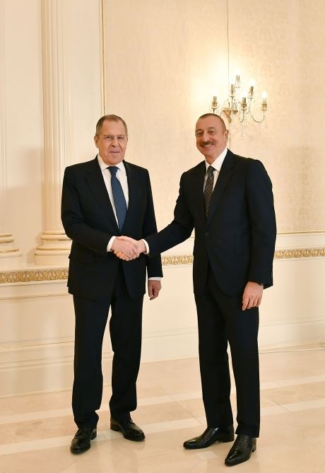 President Ilham Aliyev received Russian Foreign Minister Sergey Lavrov