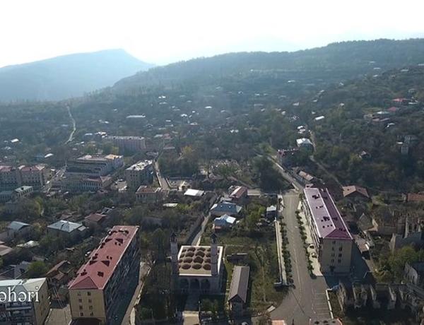Şuşa şəhərinin havadan görüntüsü –