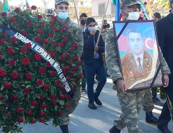 Şəhid polkovnik Babək Səmidli dəfn olundu –