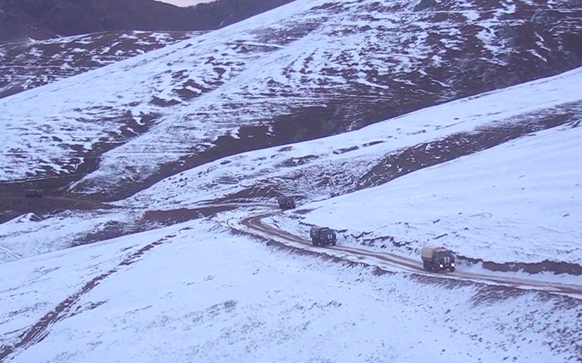 Another footage showing our units entering Kalbajar region