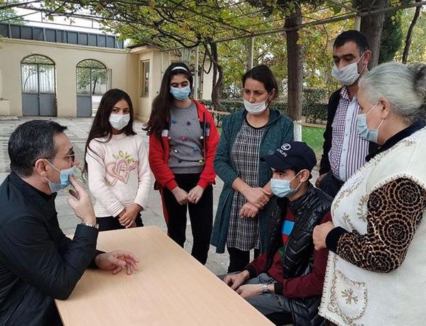 Vətən müharibəsi dövründə psixoloji sarsıntı keçirən ailələrə psixoloji dəstək verildi –