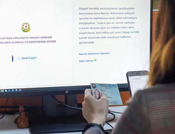 İşləyən şəxslərə “icaze.e-gov.az” portalı vasitəsilə icazə veriləcək