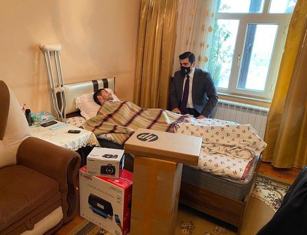 Nazirlik Qarabağ qazisi Elçinin uşaqlıq arzusunu reallaşdırdı –