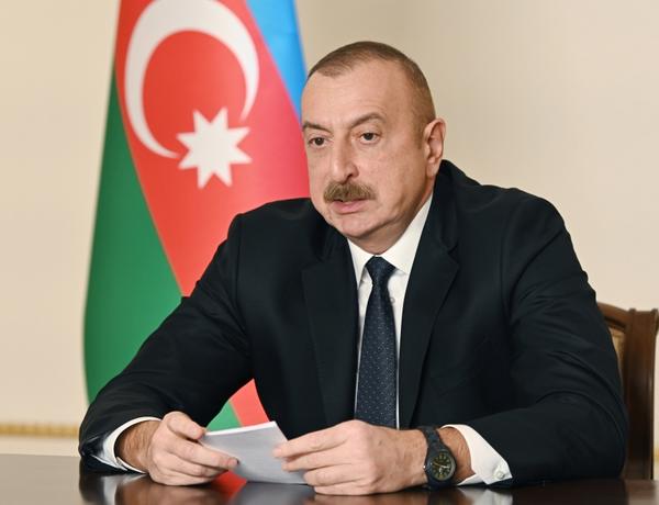 President Ilham Aliyev attended CIS Heads of State Council’s session in video conference format