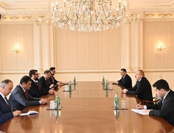 Azerbaijani president receives high-ranking officials from Afghanistan