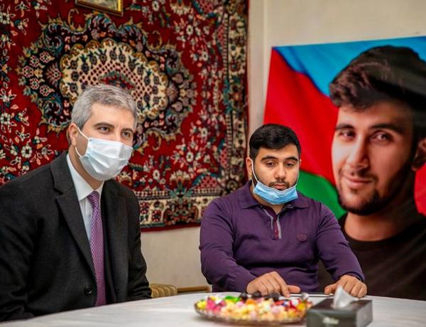 Şəhid Qasım Abdullazadənin ailəsi sosial dəstək tədbirləri ilə təmin olundu