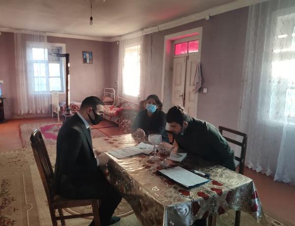 Goranboyda əsgər ailəsi üçün heyvandarlıq təsərrüfatı yaradılır –
