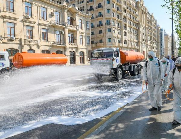 Sabah Bakıda gücləndirilmiş dezinfeksiya işləri aparılacaq