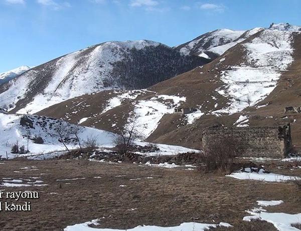 Видеокадры из села Аллыкенд Кельбаджарского района