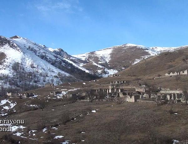 Footage from Otagli village of Kalbajar region