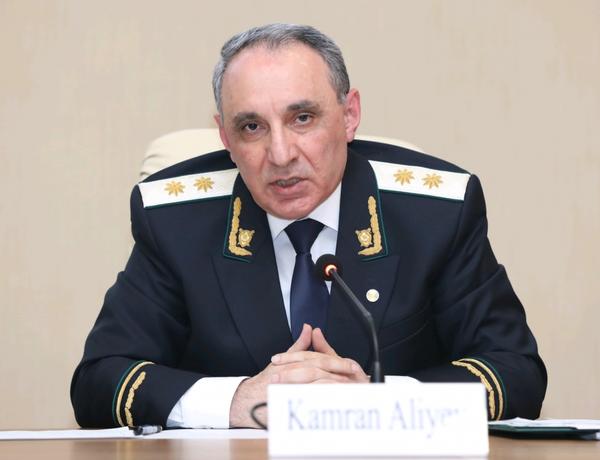Кямран Алиев: В прошлом году к дисциплинарной ответственности привлечены 30 сотрудников прокуратуры