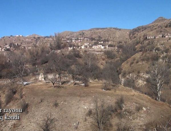 Видеокадры из села Дашбулаг Кельбаджарского района