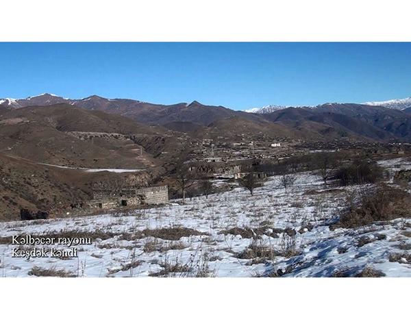 Video footage from Keshdak village of Kalbajar region
