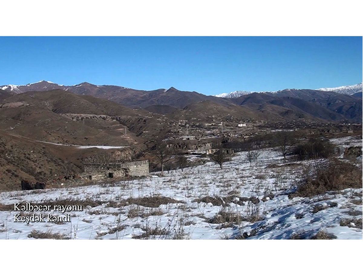 Video footage from Keshdak village of Kalbajar region