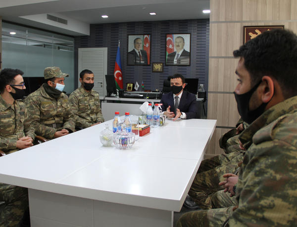 Şaiq Mirzəyev “AZGRANATA” MMC-nin Vətən müharibəsində iştirak etmiş əməkdaşları ilə görüşdü –