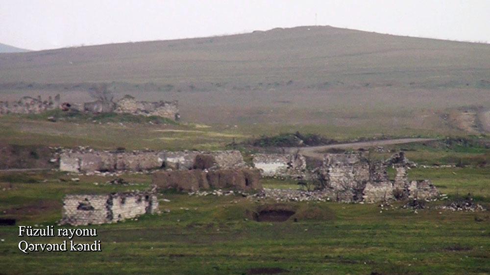 Footage of Garvand village of Fuzuli