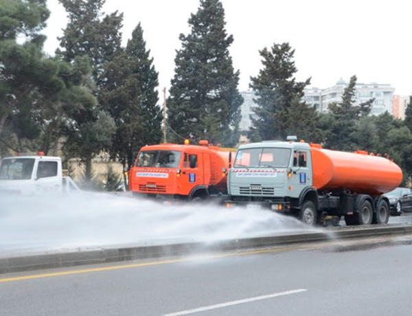 Bakıda dezinfekiya işləri aparılacaq