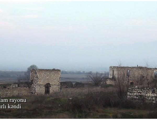 Video footage from Khidirli village of Aghdam region