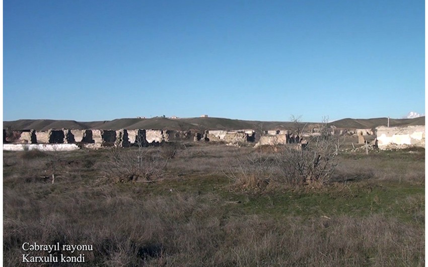 Footage of Karkhulu village of Jabrayil