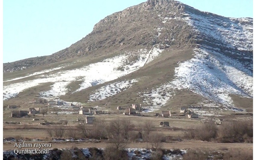 Footage from Aghdam’s Gurdlar village
