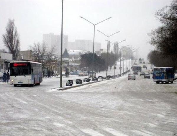 Hazırda Bakıda 6 dərəcə şaxta var –